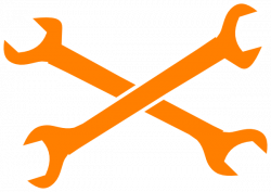 Crossed Wrenches Clip Art at Clker.com - vector clip art ...
