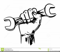 Wrench Sketch Drawing | Free Images at Clker.com - vector ...