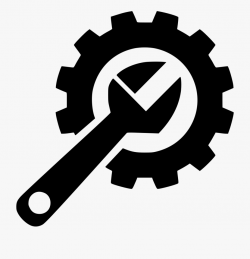 Gear Clipart Png - Gear And Wrench Icon, Cliparts & Cartoons ...