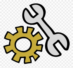 Gear And Wrench Clipart (#2984213) - PinClipart