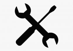 A Wrench And A Screwdriver As Symbols For Car Repair ...