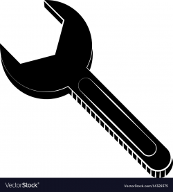 Wrench maintenance equipment repair pictogram