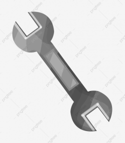 Grey Wrench Hand Drawn Wrench Hardware Tools Small Building ...
