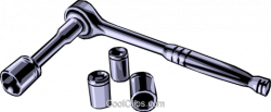 Socket wrench Royalty Free Vector Clip Art illustration ...