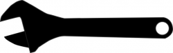 Adjustable Spanner Wrench clip art Free vector in Open ...