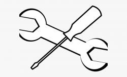 Black And White Tool Clipart - Wrench Coloring Pages ...