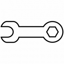 Download for free 10 PNG Wrench clipart line art top images ...