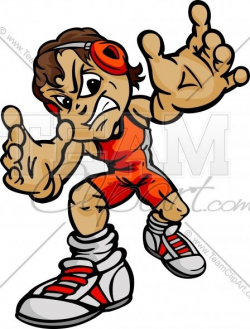wrestling cartoon body | Boy Wrestler Cartoon Vector Image ...