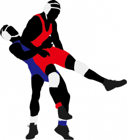 Color clipart wrestling, Color wrestling Transparent FREE ...