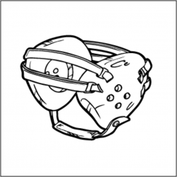 Wrestling headgear clip art - Clip Art Library