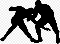 Man Cartoon clipart - Silhouette, Wrestling, Sports ...
