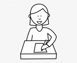 Writing Black And White Writer Clipart - Black And White ...