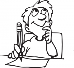 Writing Book Clipart Black And White