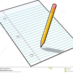 Clipart paper writing, Clipart paper writing Transparent ...