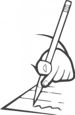 Writing Transparent Clipart