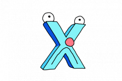 X alphabet transparent GIF on GIFER - by Dalalace