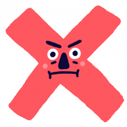 X No Sticker by Parallel Teeth for iOS & Android | GIPHY