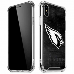 Amazon.com: Skinit Arizona Cardinals Black & White iPhone X ...