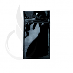 Hanging Zip Bag - Clear Front with Black Back - 3\