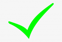 Transparent X Green Check Mark - V Tick Png - Free ...