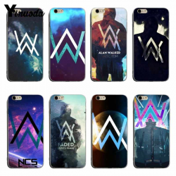 Yinuoda Vintage Cool Alan Walker DJ Faded Transparent Cover case For iPhone  X XS XR XSMax 5S SE 8 8plus 7 7plus 6s 6sPlus coque