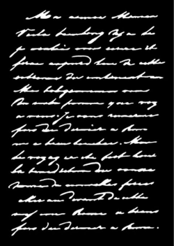 Carabelle Studio TE60039 Template - Handwritten Text ...