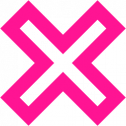 Deep pink x mark 2 icon - Free deep pink x mark icons