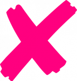 Pink X Clipart