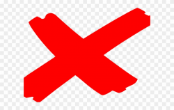 Red Cross Mark Clipart Mistake - Red X Mark Transparent ...