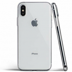 totallee Clear Thin iPhone X Case, Thinnest Soft Cover Slim Flexible TPU -  for Apple iPhone X (2017) (Transparent)