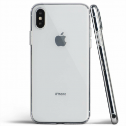 totallee Clear Thin iPhone X Case, Thinnest Soft Cover Slim Flexible TPU -  for Apple iPhone X (2017) (Transparent)