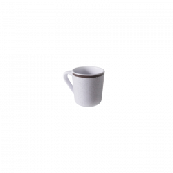DC-MW White Mojave Crackle Mug 3 1/8” dia. x 3 1/2\