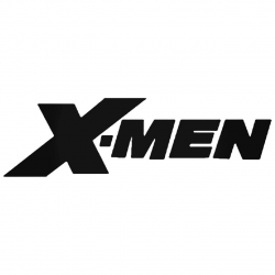 X Men X Men Logo Silhouette Decal