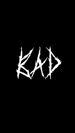 Bad Vibes Forever brand logo in white #LLJ : XXXTENTACION
