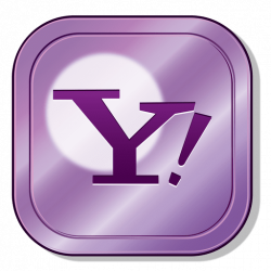 Yahoo metallic button - Transparent PNG & SVG vector