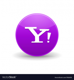 Yahoo icon simple style