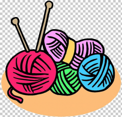 Knitting needle Needlework , yarn ball PNG clipart | free ...