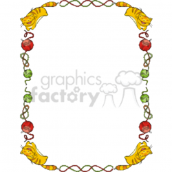 Playfull Kitty Border clipart. Royalty-free clipart # 133949