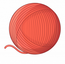 Yarn Wool Ball Cartoon - Clip Art Library