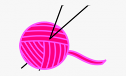 Crayon Clipart Yarn - Ball Of Wool Cartoon #733482 - Free ...