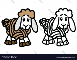 Sheep woolen yarn