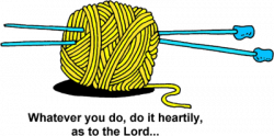 Image: Yarn and Needles | Christart.com