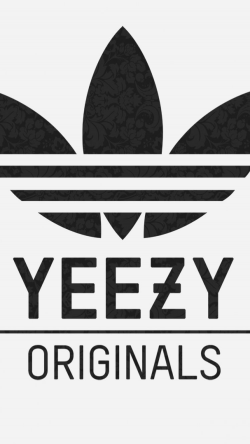 Download Wallpaper 750x1334 Adidas, Yeezy, Logo iPhone 6 HD ...