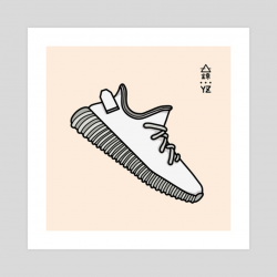 Yeezy Boost 350 V2 Cream White by Bryan Liew