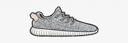 Yeezy 350 Boost Cartoon - Free Transparent PNG Download - PNGkey