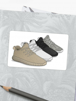 Adidas Yeezy Cartoon | Sticker