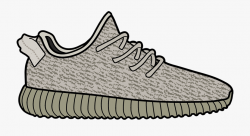 Yeezy Logo Transparent Png - Cartoon Yeezy Png , Transparent ...
