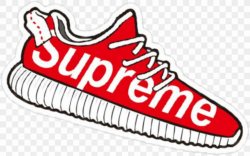 Supreme Sticker Adidas Yeezy, PNG, 1148x720px, Supreme ...