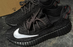 Nike x adidas Yeezy 350 Boost Customs by The Shoe Surgeon ...