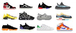 My Dream Collection (in pixel art) : Sneakers